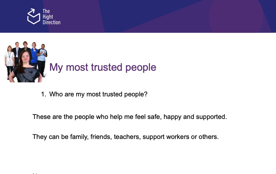 Including my support network in my plan